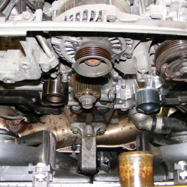 Remplacement distribution réalisé sur un subaru legacy 2.5i de 2010 (même bloc moteur équipant le subaru impreza) Lunéville 4